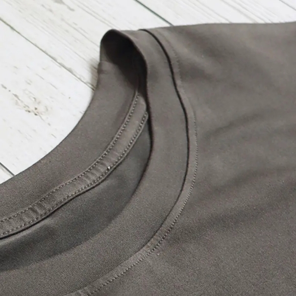 Casual Grey Fashion Heart Design Pattern Graphic Print T- Shirt Top. NWT Sz. XXL - Picture 7 of 11